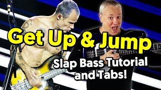 Awesome Slap Bass Riff [RHCP] - Get Up And Jump! (tabs and tutorial)