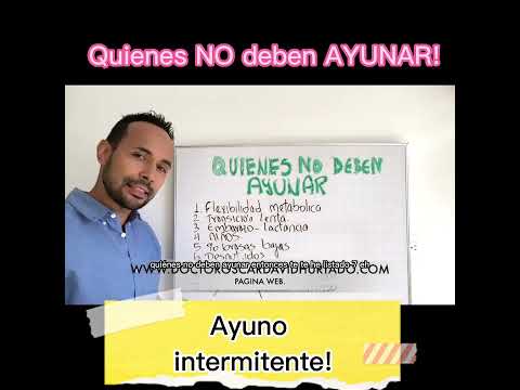 Quienes no deben ayunar !