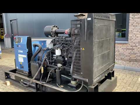 SDMO J275 John Deere Leroy Somer 275 kVA generatorset stocknr 3482