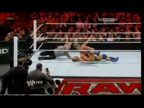 Santino Marella vs. Jack Swagger United States Championship - WWE Raw 3 5 12 (Full Match)