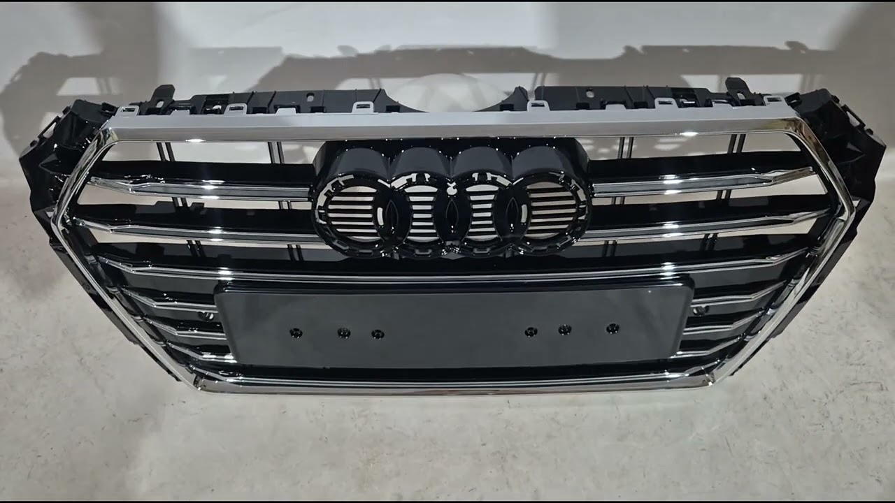 Передняя решетка радиатора S-Style (2016-2019, черная) Video 1