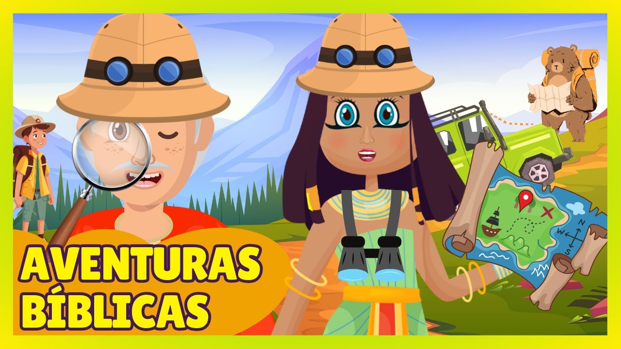 DESENHOS BÍBLICOS INFANTIS | EXPLORANDO AS HISTÓRIAS DA BÍBLIA