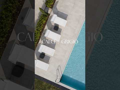 大判タイルの海外プール採用事例