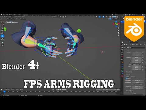 How To Rig FPS ARMS in Blender 4+