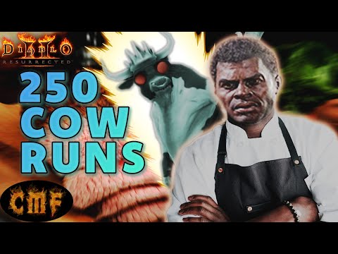 2x SOJ AND HIGH RUNES  - 250 COW RUNS ON D2R LADDER S01