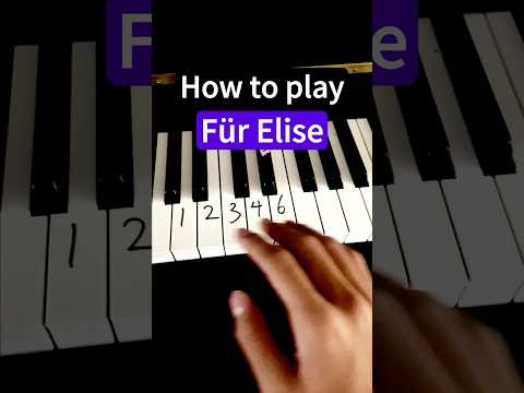 Für Elise - Easy piano tutorial