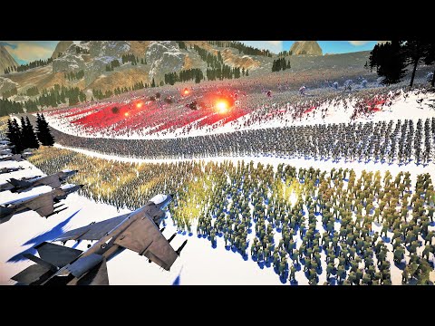 PREDATORS & HUMANS with Fighters Jets Vs 4,000,000 Alien Queen & Her Army - UEBS 2