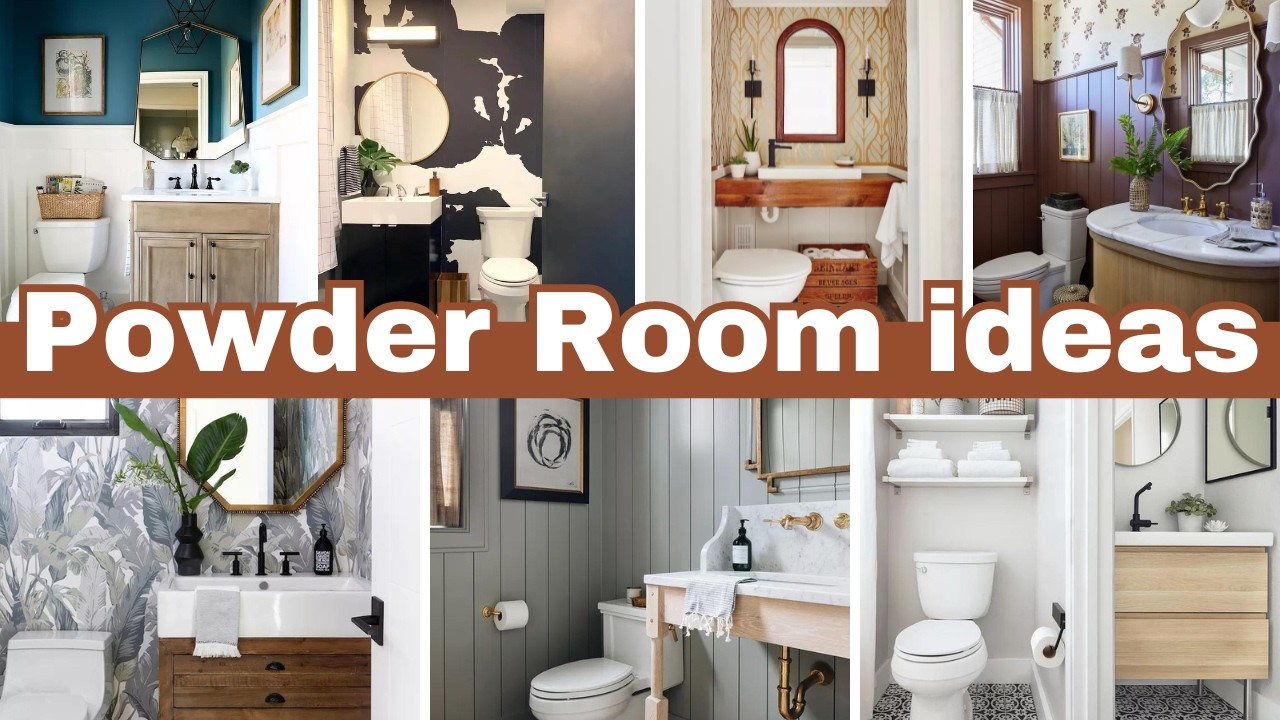 200+ Modern Powder Room Designs and Decorating Ideas For Your Trendy Half Bathroom
