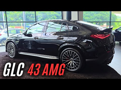 Mercedes GLC 43 AMG Coupe Black Color | Walkaround