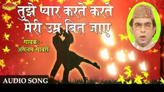 Romantic Hindi Ghazal || Tujhe Pyar Karte Karte Meri Umar Beet Jaye || Aslam Sabri