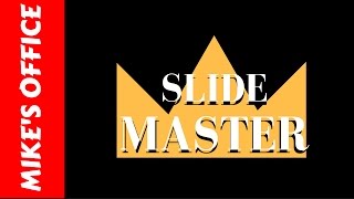 Intro to Slide Master in PowerPoint