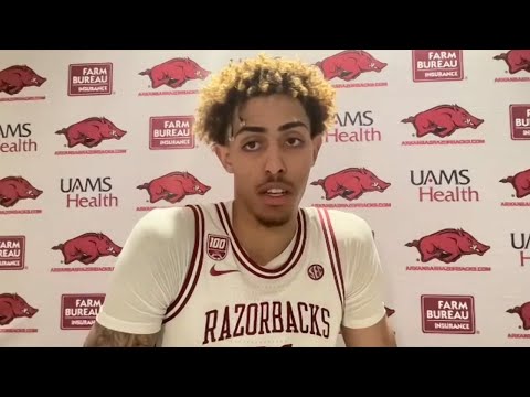 Jalen Graham postgame - Baylor 67, Arkansas 64