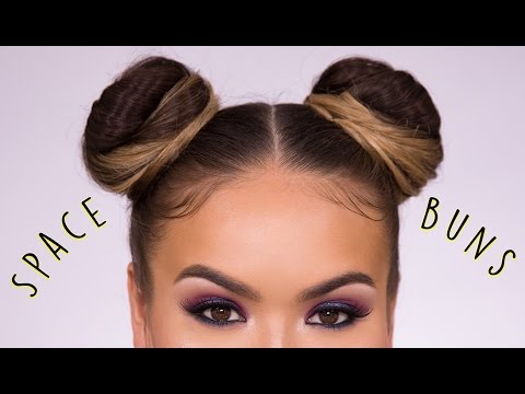 Space Buns EASY How-To Hairstyle Tutorial | Maryam...