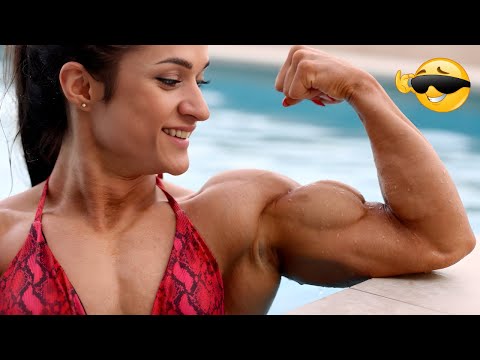 The Most Wanted Muscles in Girl Bodybuilder Kristina Zafirova | fbb warriors