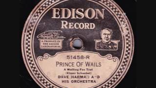 Dave Harman & his Orchestra - Prince Of Wails - 1924