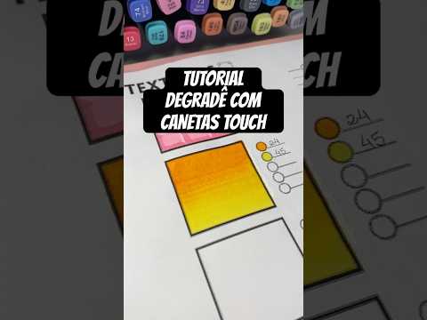 Degradê com canetas Touch #coloring #colorindobobbiegoods #marcadores #canetinhas #art #bobbiegoods