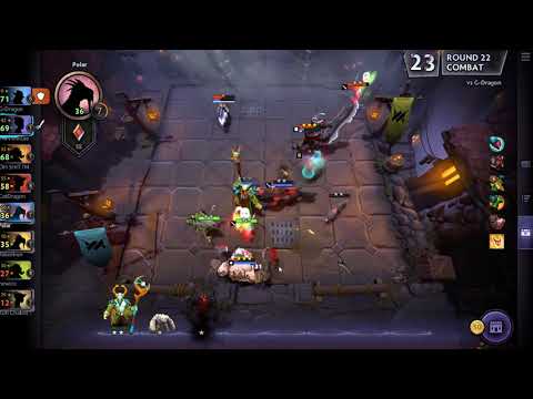 Slark with MoM carrys all - Dota Underlords Highlights