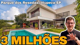 Arquitetura CONTEMPORÂNEA e decoração BRASILEIRA com fundos pra mata📍 Parque dos Resedás - tupeva/SP