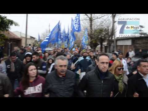 Agrupación 7 de mayo marcha en apoyo al Proyecto de Alberto Descalzo