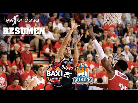 BAXI Manresa - San Pablo Burgos (83-86) RESUMEN // Jornada 24 Liga Endesa