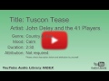 Tuscon Tease John Deley And The 41 Players Country Folk Calm YouTube Audio Library BGM