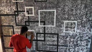 How To Paint Designs On Walls With Tape
