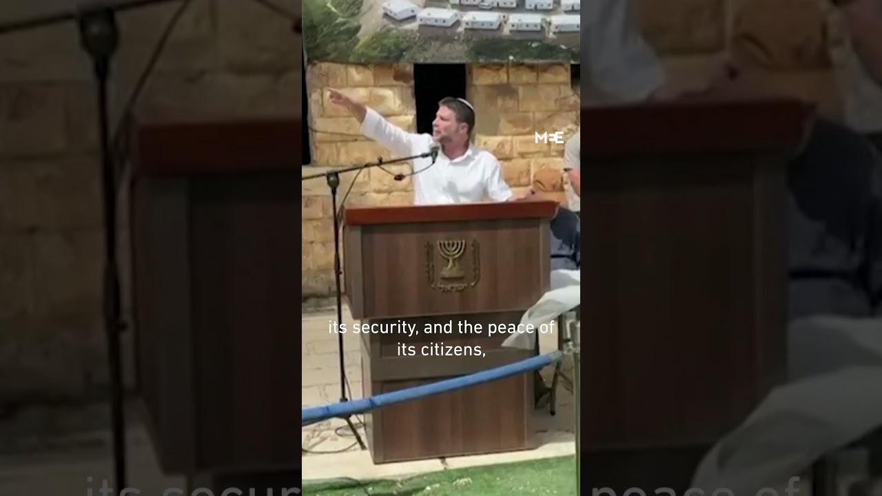 Israeli Finance Minister Bezalel Smotrich calls on Netanyahu to reoccupy Gaza