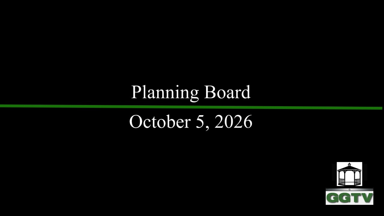 From the Planning Board