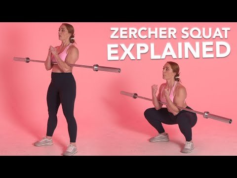 How to Perform Zercher Squats - Leg + Core Squat Exercise