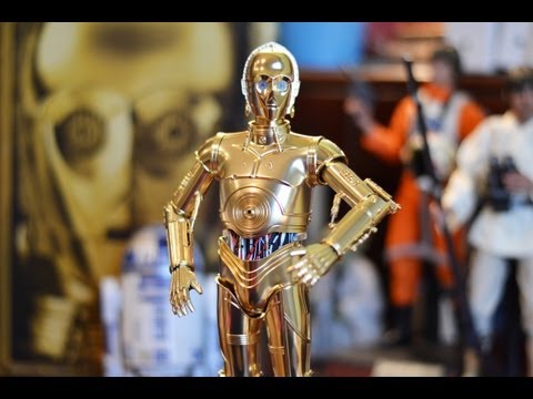 12" 1/6 Sideshow Tamashii Nations STAR WARS C-3PO die-cast CHOGOKIN FIGURE! droid review