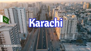 The city of Lights Karachi Pakistan || Aerial Views