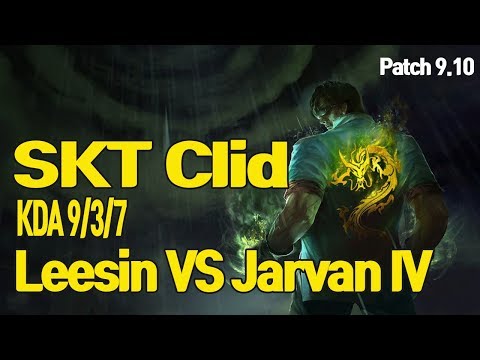 SKT T1 Clid Leesin vs Jarvan lV - KR Challenger Ranked
