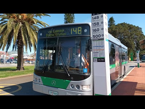 [A Worse 910] Transperth Bus Route No. 148 (TP1995) Fremantle Station to Como