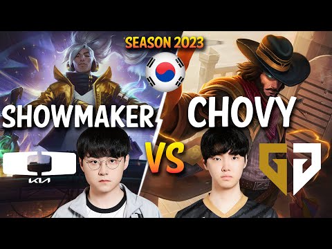 DK Showmaker vs GEN Chovy - Showmaker YASUO vs Chovy TWISTED FATE Mid - Patch 13.24 KR Ranked