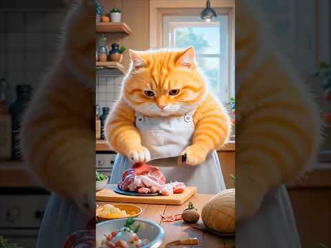 Cat and crocodile fighting_ Cat funny video _#catfunny _#funny _#animallife _#pets _#viralshort