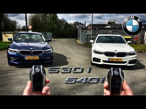 BMW 5 Series REVIEW 530i vs 540i POV Test Drive on AUTOBAHN by AutoTopNL