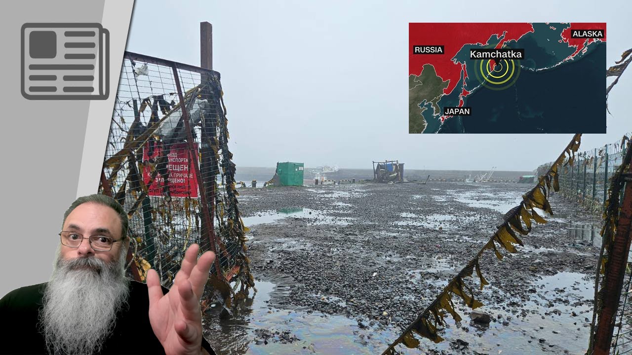 TERREMOTO e TSUNAMI na RUSSIA DEVASTAM portos, cidades e BASE dos SUBMARINOS NUCLEARES RUSSOS