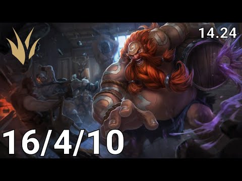 Gragas Jungle vs Rek'Sai - EUW Master | Patch 14.24