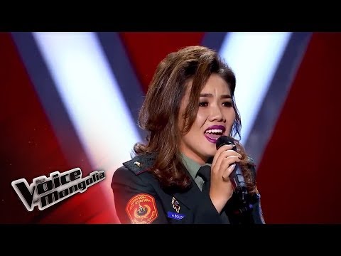 Bolormaa.A - " And, I Am Telling You I'm Not Going" - Blind Audition - The Voice of Mongolia 2018