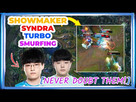 DK ShowMaker TURBO SMURFING on Syndra [GENG vs DK] 👀