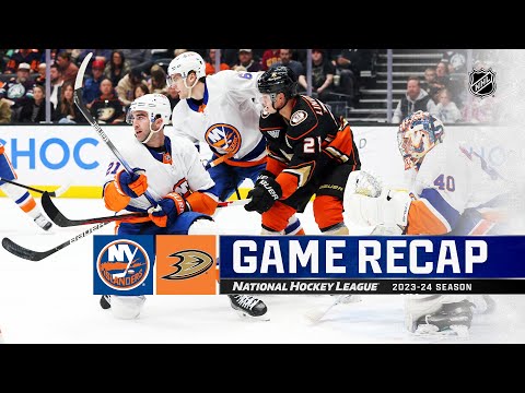 Islanders @ Ducks 3/10 | NHL Highlights 2024