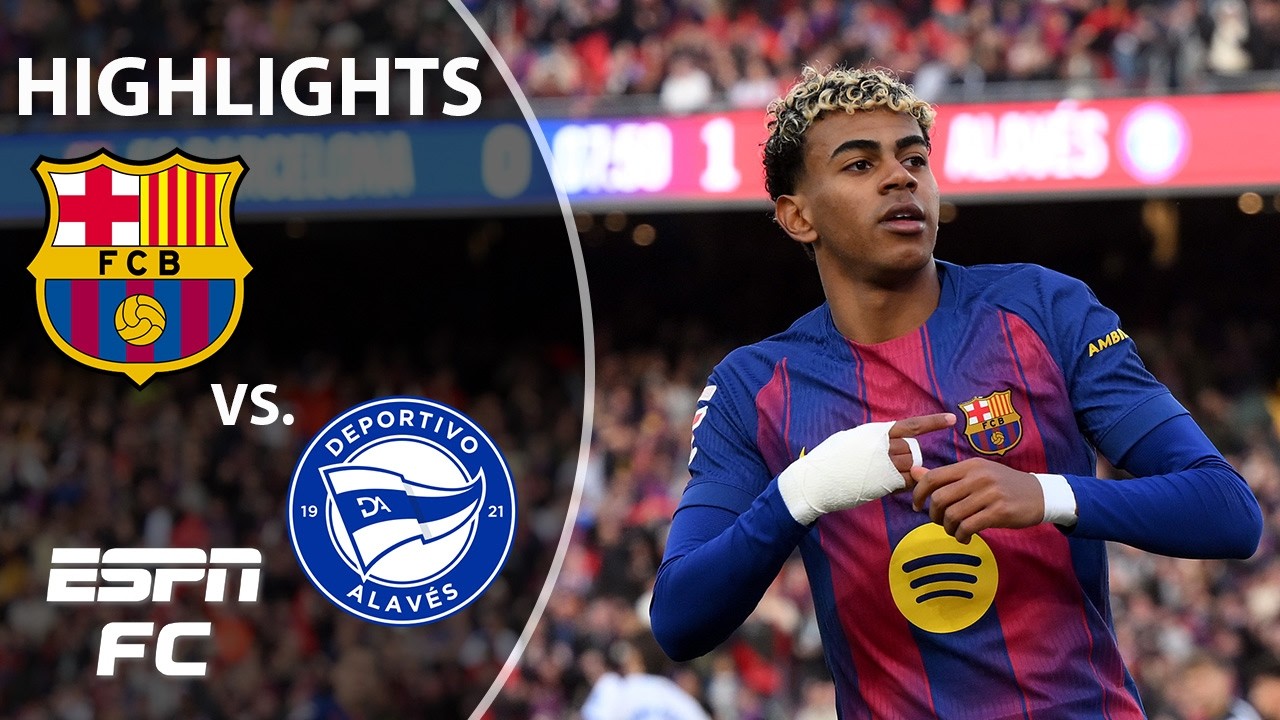 LAST MINUTE FINISH! 🔥 Barcelona vs. Alaves | LALIGA Highlights | ESPN FC