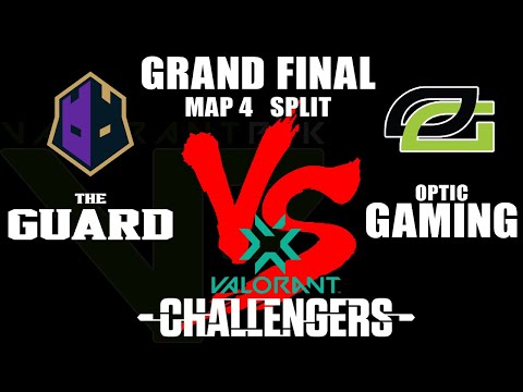 The Guard vs OpTic Gaming - VCT Stage 1 Challengers NA Playoffs - Grand Finals - Map-04 - Split
