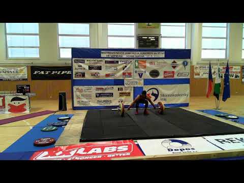 POLÁK František (2001), 3. pokus v trhu -108 kg (pokus o národní rekord v Junioři J23 -61kg)