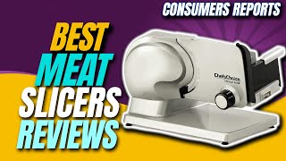 ✅Top 5 Meat slicers reviews | Meat slicer reviews consumer reports | Meat slicer buying guide