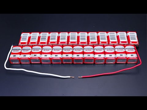 EXPERIMENT - How to Make 220V Battery with 9V battery