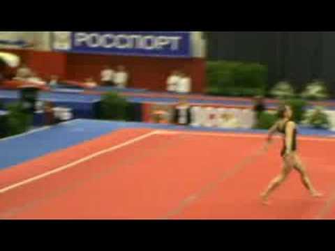 Anna   Myzdrikova  floor Russian Championship 2008