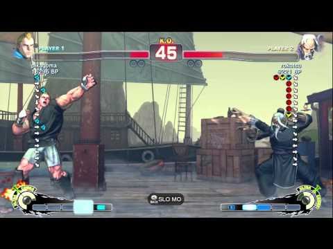 rokotsu [Gen] vs pikagoma [Abel] SSF4 Japanese Online Ranked Matches - TRUE-HD