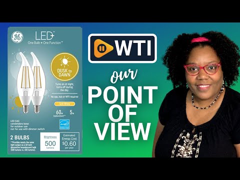 GE LED+ Dusk to Dawn Light Bulbs - WTI product video review
