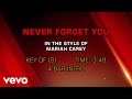 Mariah Carey Never Forget You Karaoke